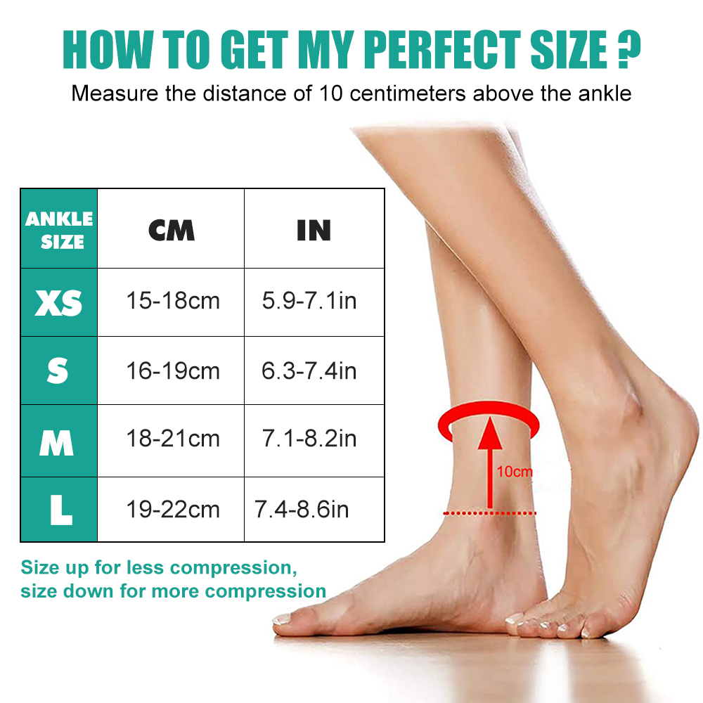 Ankle Compression Socks, Plant - огляд і ціна Ankle Brace Sock